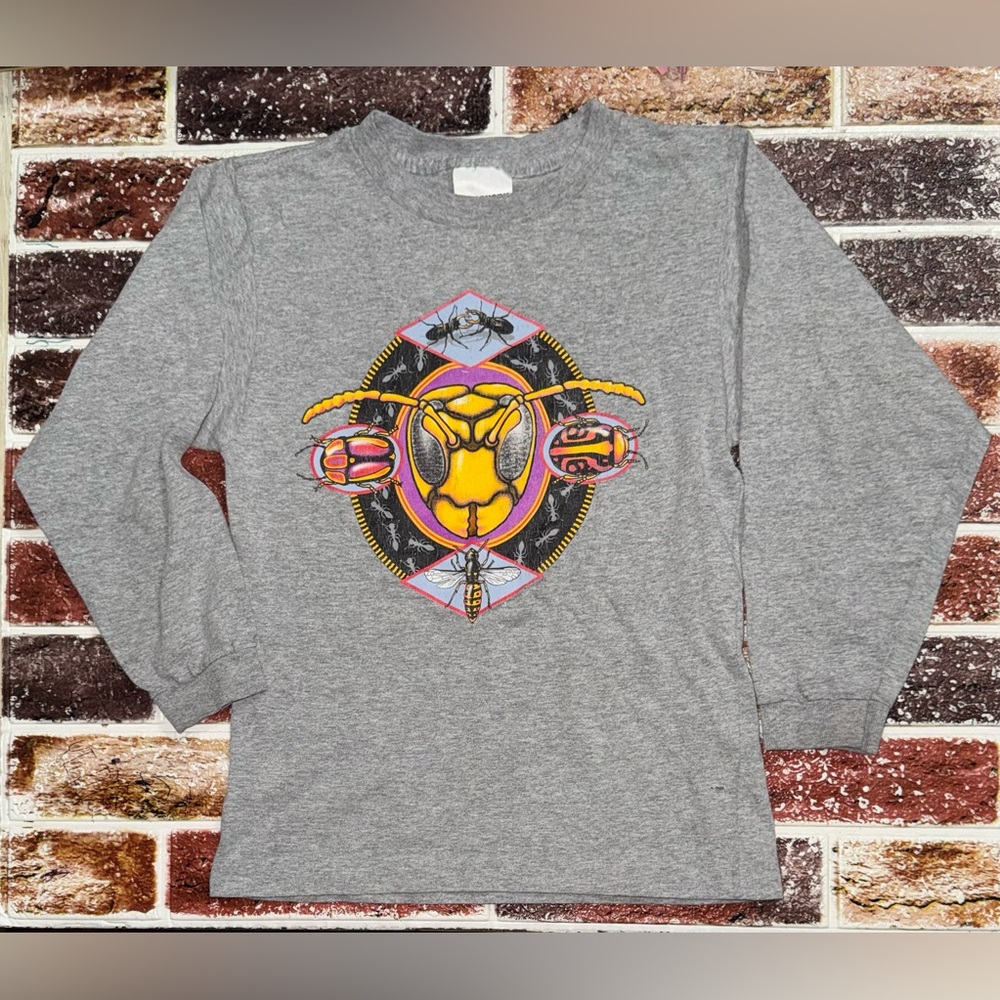 Vintage Discovery Channel Bugs long sleeve T-shirt youth M approx size 8 boys